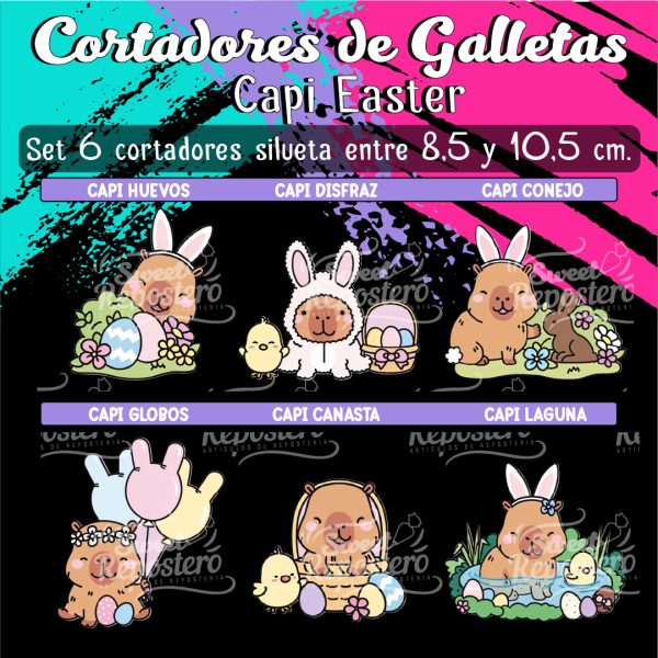Cortador de Galleta Capi Easter