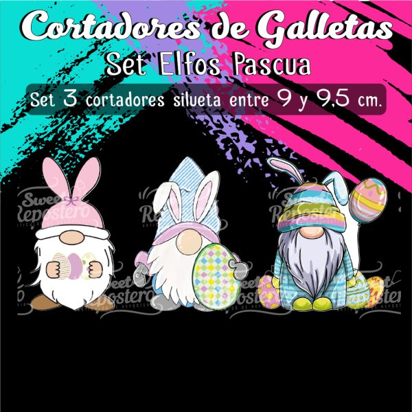 Cortador de Galleta Elfos Pascua