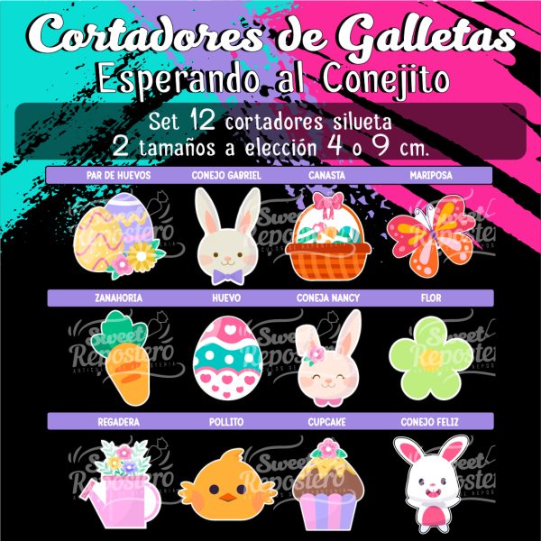 Cortador de Galleta Esperando Al Conejito