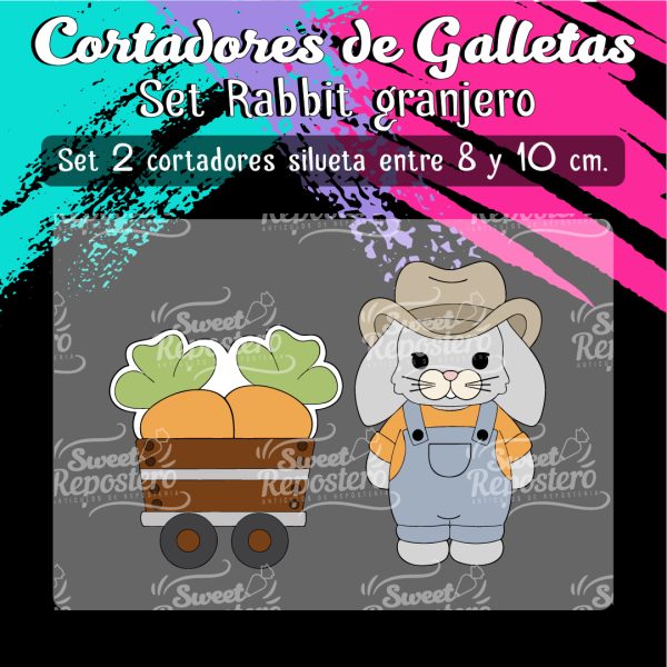 Cortador de Galleta Rabbit Granjero