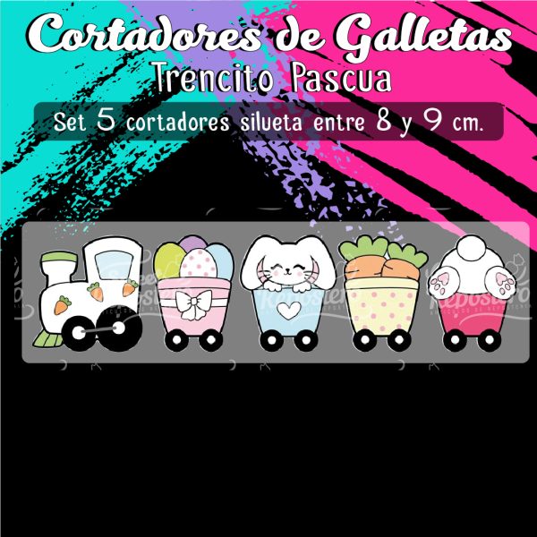 Cortador de Galleta Trencito Pascua