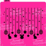 Stencil Lineas Pascua