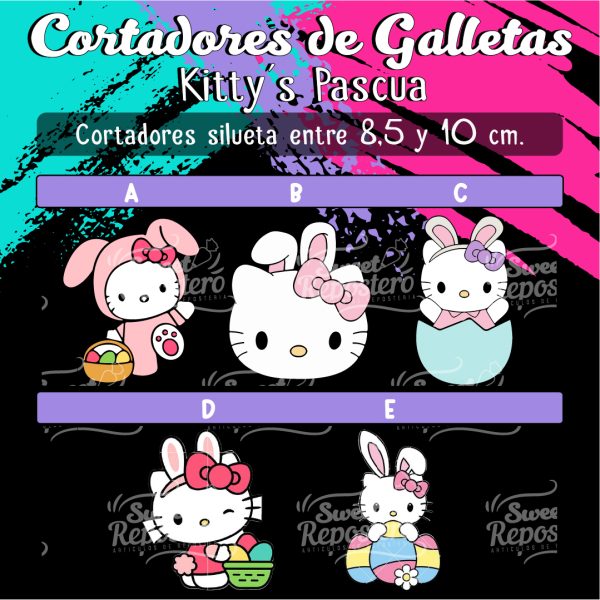 Cortador de Galleta Kitty´s Pascua
