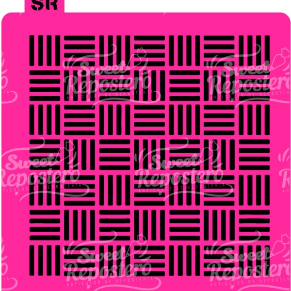 Stencil Tejido De Canasta 2