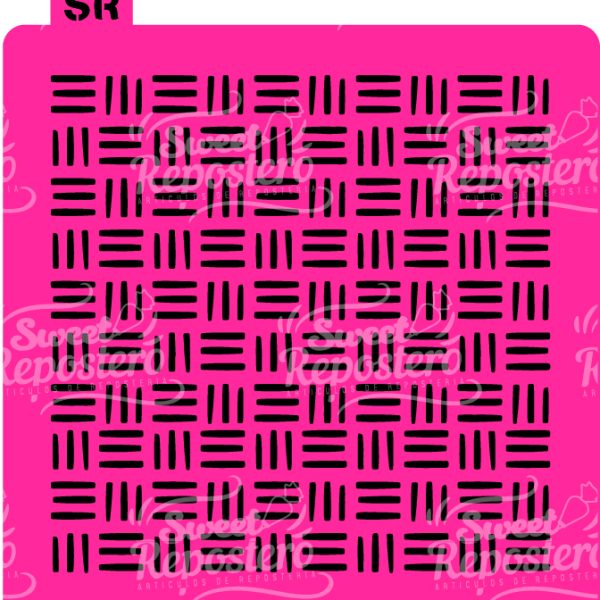 Stencil Tejido De Canasta 3