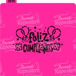 Stencil Feliz Cumpleaños 3