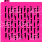 Stencil Zanahorias Delgadas