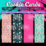 Set 12 und Cookie Cards Largas Día De La Madre