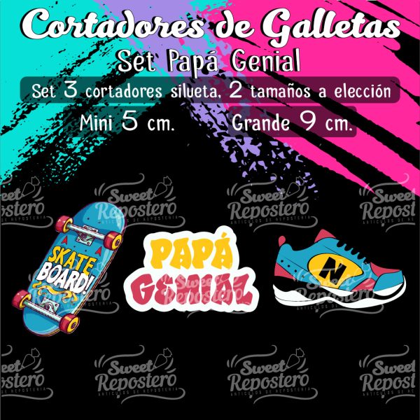 Cortador de Galletas Papá Genial
