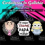 Cortador de Galletas Papá Villano