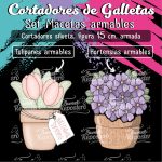 Cortador de Galletas Macetas Armables