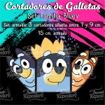 Cortador de Galletas Familia Bluey