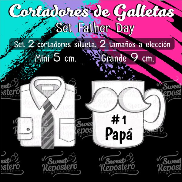 Cortador de Galletas Father Day