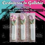 Cortador de Galletas Flores Largas
