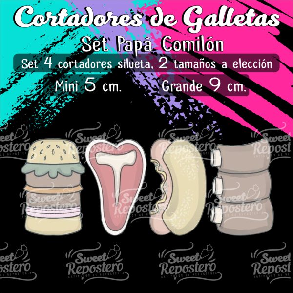 Cortador de Galletas Papá Comilón