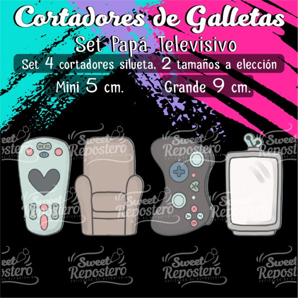 Cortador de Galletas Papá Televisivo