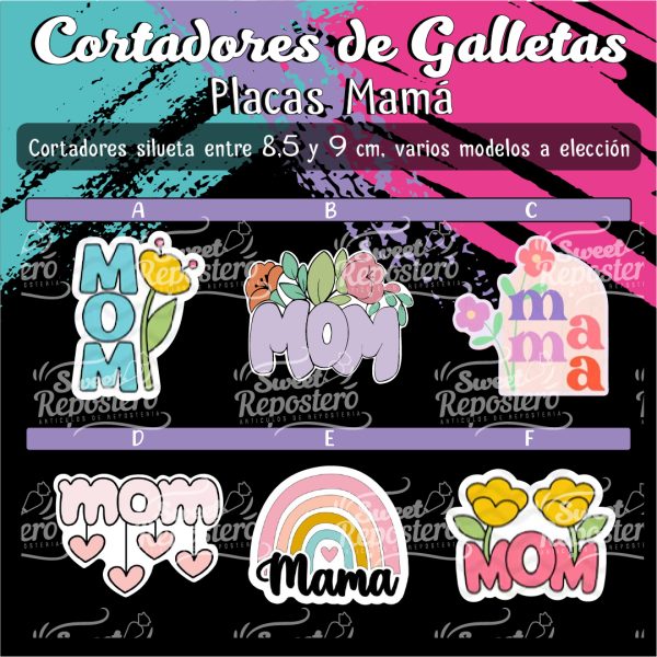 Cortador de Galletas Placas Mamá