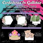 Cortador de Galletas Plaquitas Nombre Mamá