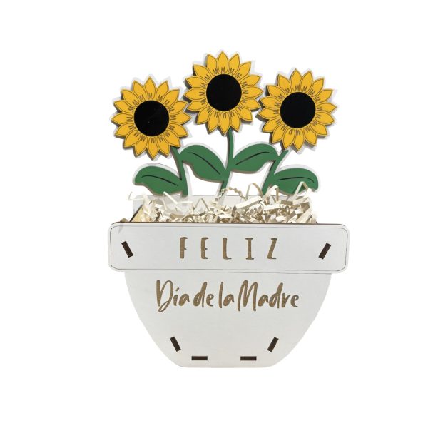 Caja Girasoles - Día De La Mamá