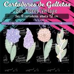 Cortador de Galletas Flores Vintage