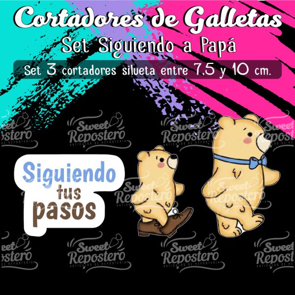 Cortador de Galletas Siguiendo a Papá