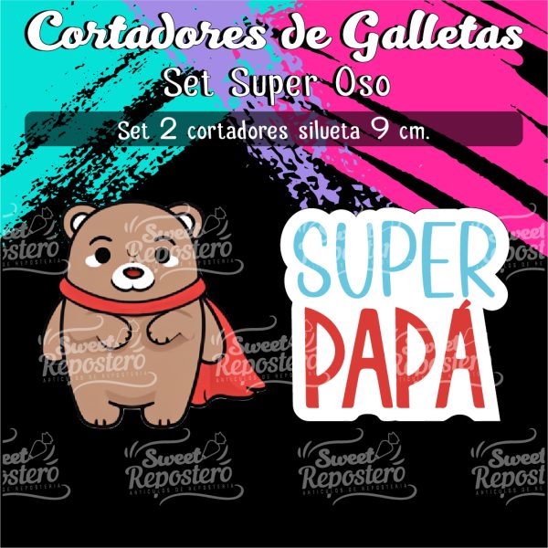 Cortador de Galletas Super Oso