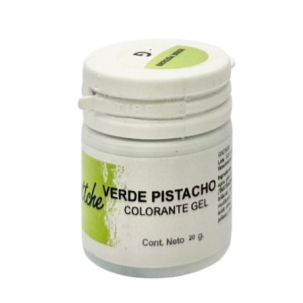 Colorante Verde Pistacho en Gel Guttche 20 gr