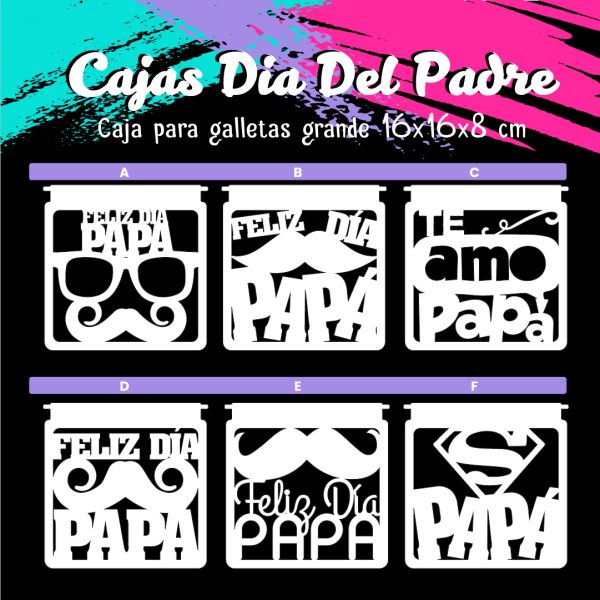 Caja Dia Del Padre Grande Tapa Diseño