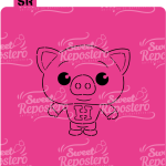 Stencil Pyo Hoggie - Plim Plim y Sus Amigos