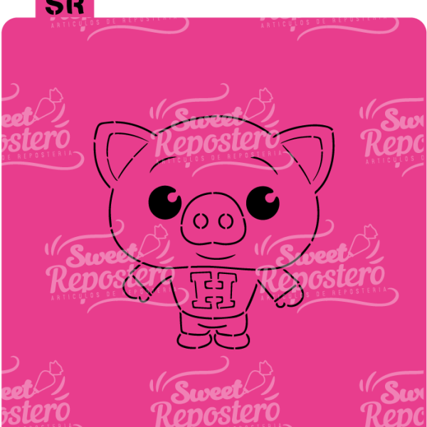 Stencil Pyo Hoggie - Plim Plim y Sus Amigos