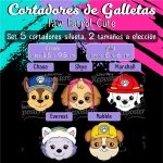 Cortadores De Galleta Paw Patrol Cute
