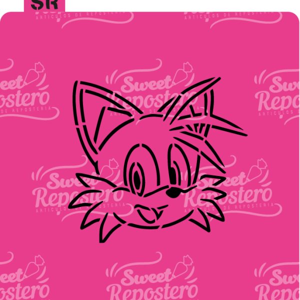 Stencil PYO Sonic - Tails Carita