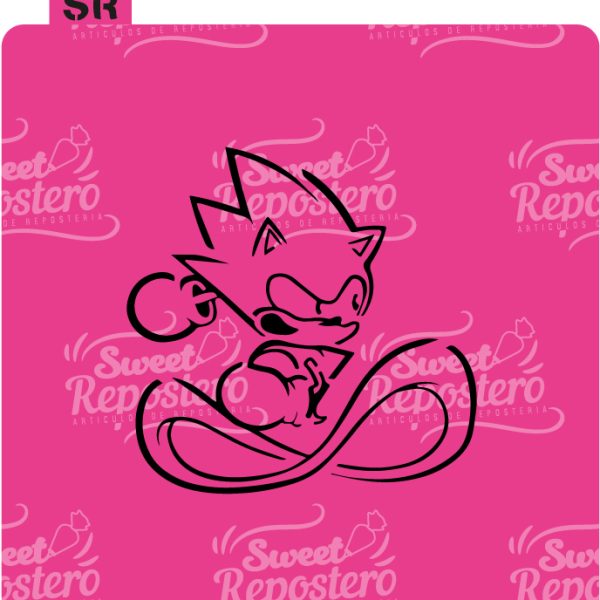 Stencil PYO Sonic - Sonic Veloz