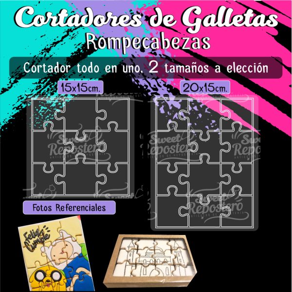 Cortadores De Galleta Rompecabezas
