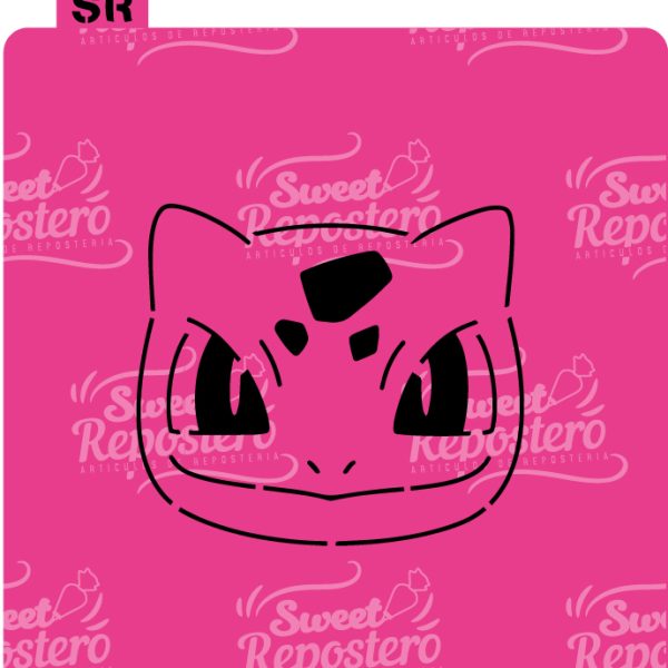 Stencil PYO Pokemon - Bulbasaur Carita