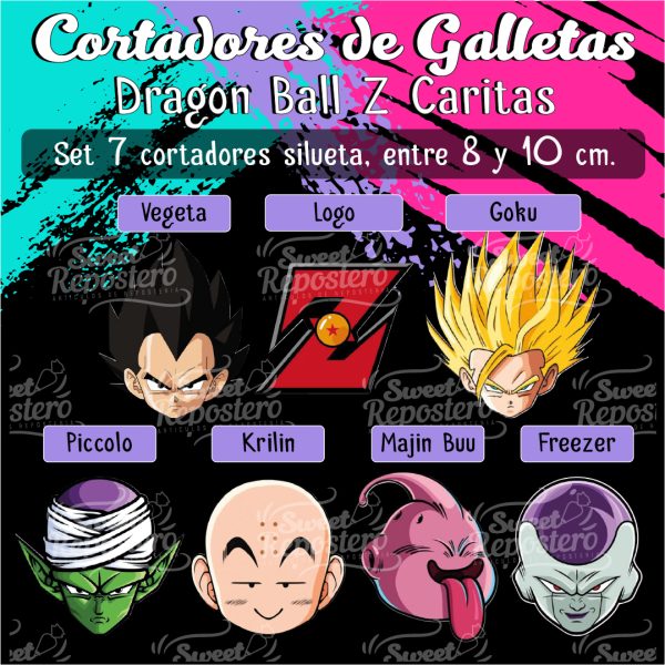 Cortadores De Galleta Dragon BALL Z Caritas