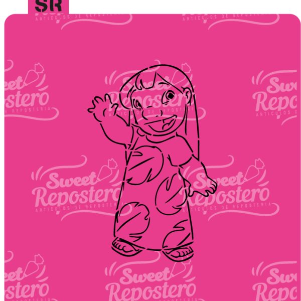 Stencil Pyo Lilo y Stitch - Lilo A