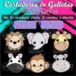 Cortadores De Galleta Animales Caritas