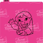Stencil Pyo Lilo y Stitch - Lilo B