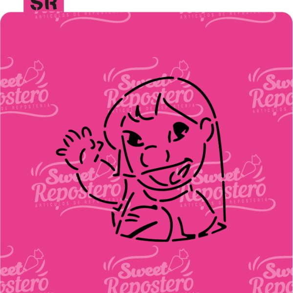 Stencil Pyo Lilo y Stitch - Lilo B