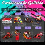 Cortadores De Galleta Formula 1