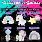 Cortadores De Galleta Unicornios