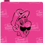 Stencil Pyo Luigi B – Mario Bros Carita