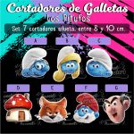 Cortadores De Galleta Los Pitufos