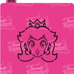Stencil Pyo Peach A – Mario Bros Carita