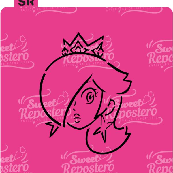 Stencil Pyo Peach B – Mario Bros Carita
