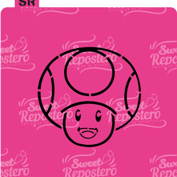 Stencil Pyo Toad – Mario Bros Carita