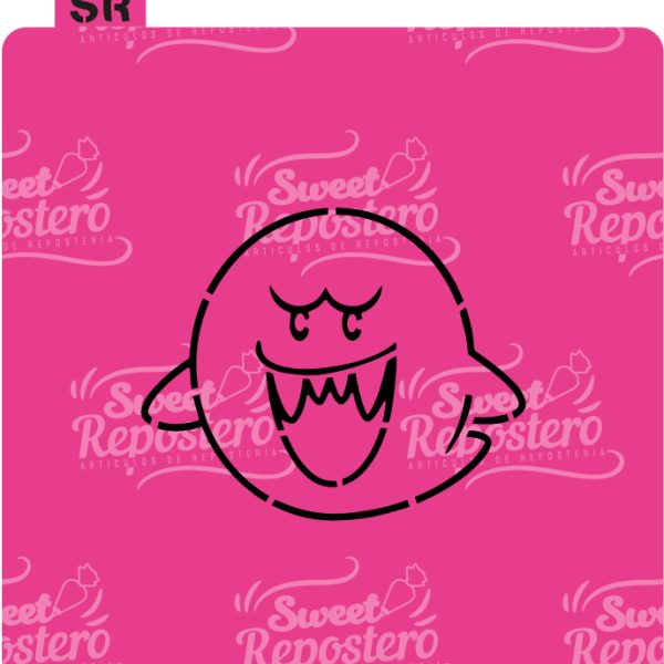 Stencil Pyo Fantasma – Mario Bros Carita