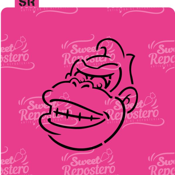 Stencil Pyo Donkey Kong – Mario Bros Carita