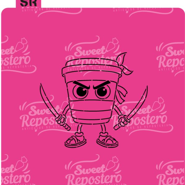 Stencil Pyo Cappuccino Asesino – Brainrot